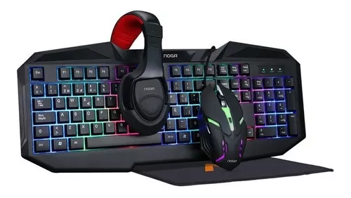 COMBO GAMER NOGA TECLADO+AURI+MOUSE NKB-403                  